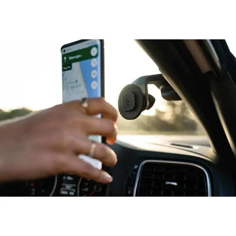 Quad Lock MAG Head for Car or Desk Mount in Black-1