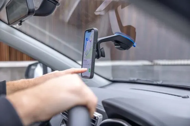 Quad Lock Suction Cup Car Mount V5 Black one size-3