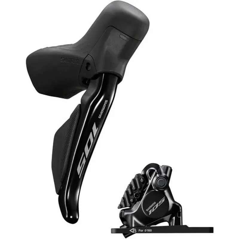 Shimano ST-R7170 105 Di2 Disc STI Lever with flat mount brake caliper-1