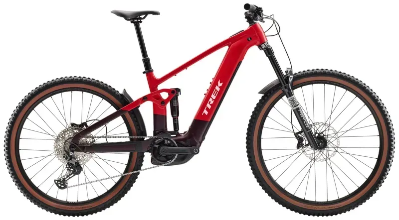 2026 Trek Rail+ 5 Gen 5 Electric Mountain Bike In Viper Red