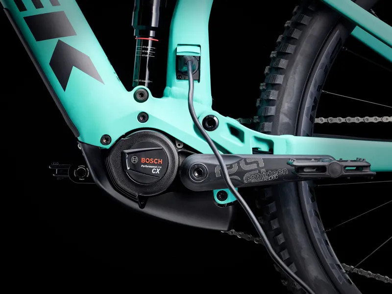 2024 Trek Rail 7 Deore/XT Electric Mountain Bike in Blue Sage-2