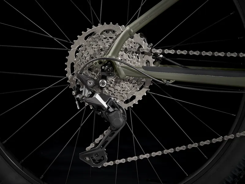 Trek Roscoe 6 Mountain Bike in Olive Green Waterloo Blue-11