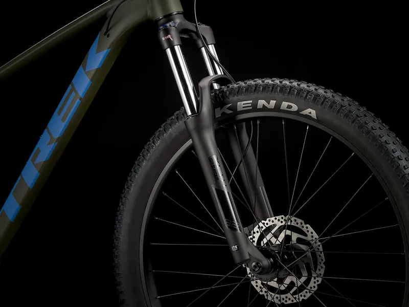 Trek Roscoe 6 Mountain Bike in Olive Green Waterloo Blue-2