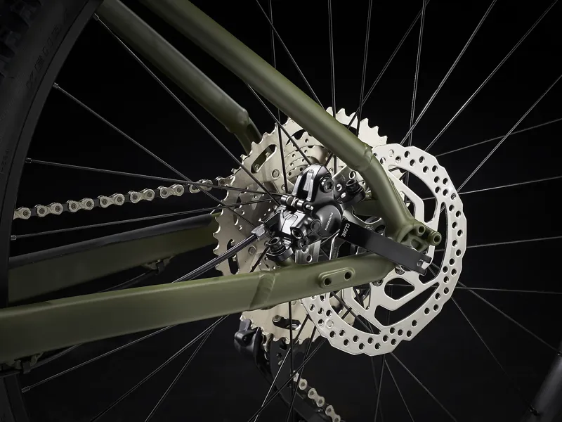 Trek Roscoe 6 Mountain Bike in Olive Green Waterloo Blue-4