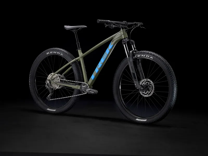 Trek Roscoe 6 Mountain Bike in Olive Green Waterloo Blue-7