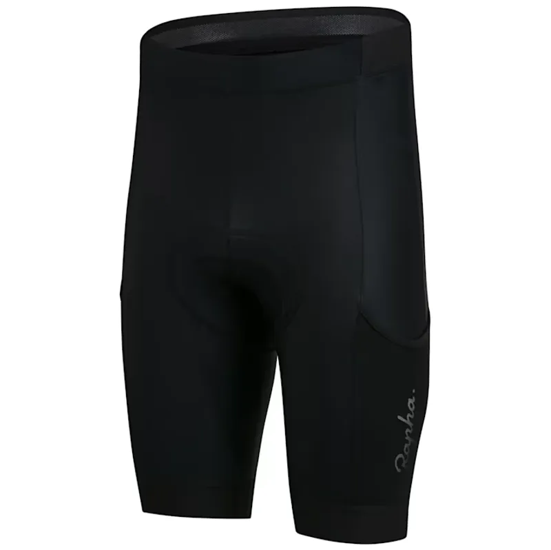 Rapha Mens Waist Core Cargo Cycling Short in Black