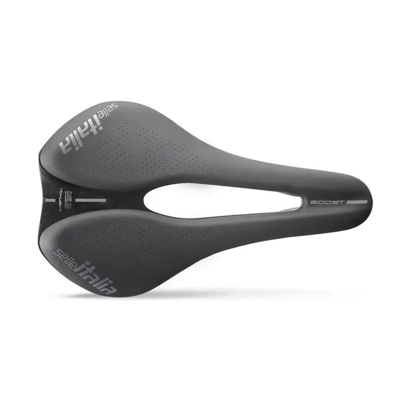 Selle Italia Novus Boost Evo TI316 Superflow Saddle in Black