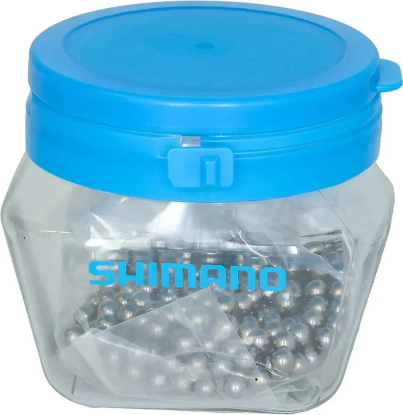 Shimano Workshop 1/4-inch Steel Ball Bearing 300-pack in Silver