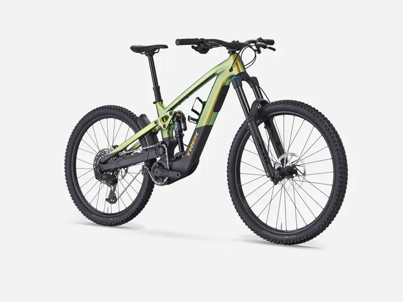 Trek Slash+ 9.7 Mountain Bike In Gloss Chameleon Green/Matte Dark Web-1