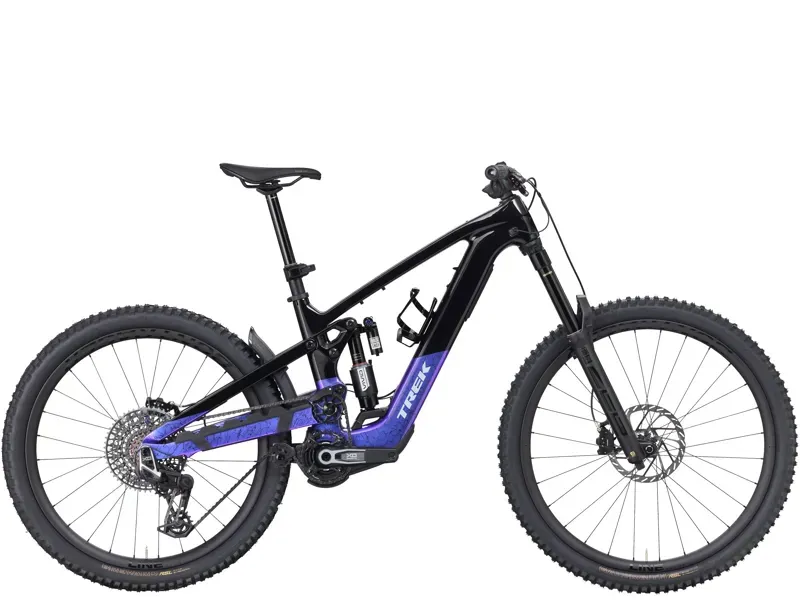 Trek Slash+ 9.9 Mountain Bike in Dark Star/Purple Flip