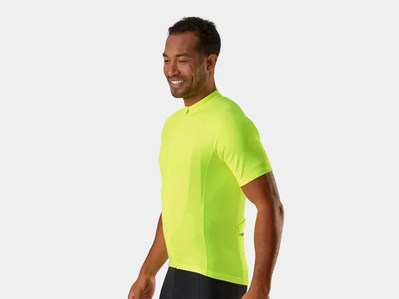 Trek Solstice Mens Cycling Jersey in Radioactive Yellow-2