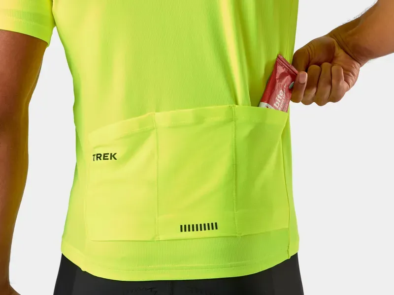 Trek Solstice Mens Cycling Jersey in Radioactive Yellow-3
