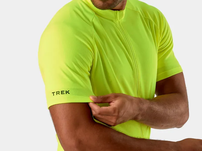 Trek Solstice Mens Cycling Jersey in Radioactive Yellow-4