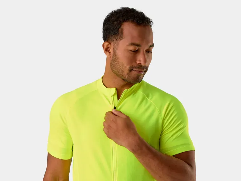 Trek Solstice Mens Cycling Jersey in Radioactive Yellow-5