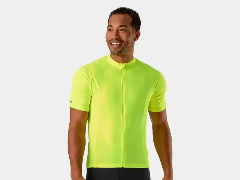 Trek Solstice Mens Cycling Jersey in Radioactive Yellow