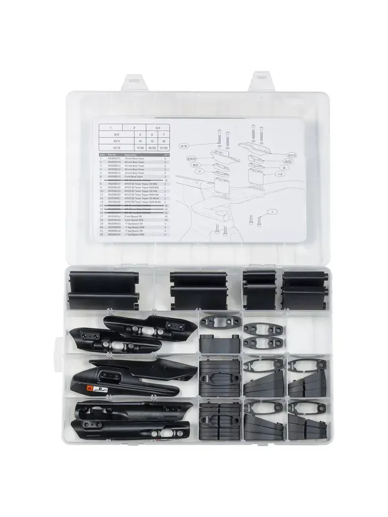 Trek Speed Concept Handlebar Spacer Kit in Black-1