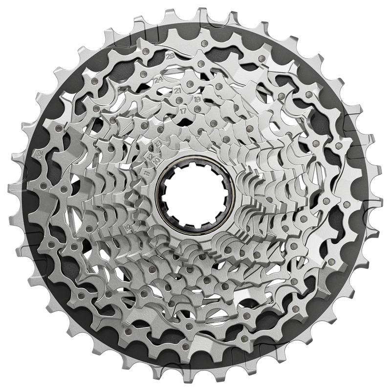 SRAM Force XG-1270 12-speed 10-33T Road Cassette in Silver-2
