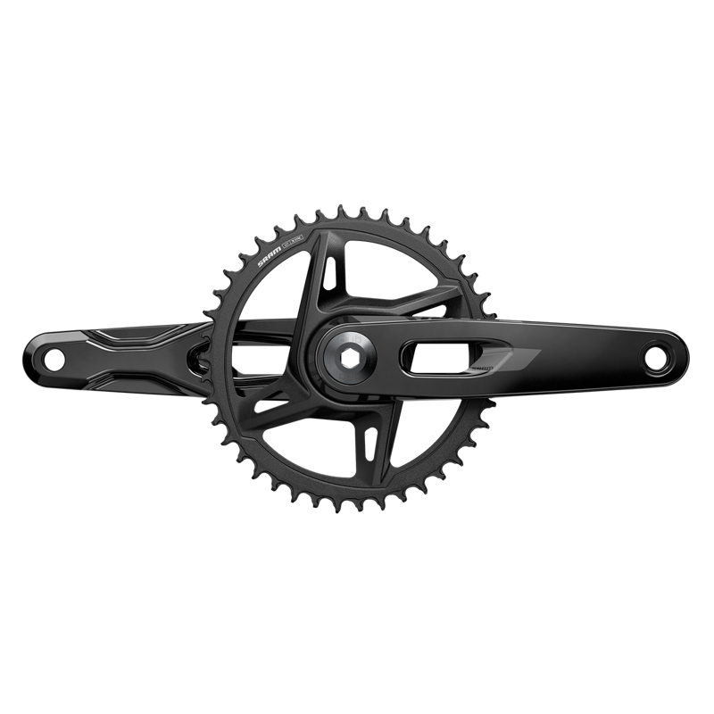SRAM Rival AXS 1x XPLR DUB Wide E1 C-set w/ DM 42-tooth PMS in Black-2