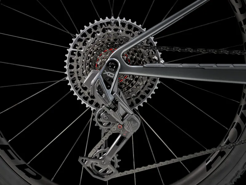 Trek Supercaliber SLR 9.9 XO AXS Mountain Bike in Deep Smoke Black-5