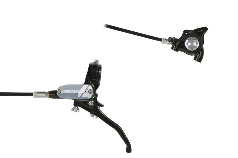 Hope Tech 4 X2 Flat Mount Disc Brake No Rotor - Black/Silver