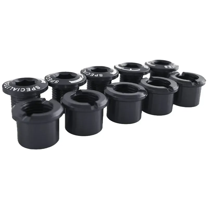 TA Double Alloy Chainring Bolts in Black