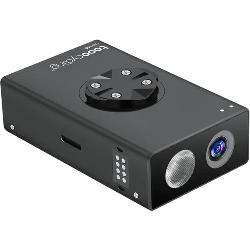 TOOO DVF100 4k Dashcam Camera and Front Bike Light in Black-2