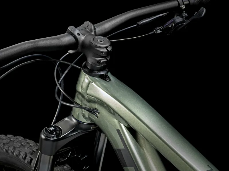 Trek Top Fuel 5 Deore Full Suspension Mountain Bike in Lichen Green-5