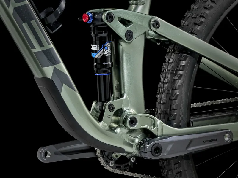 Trek Top Fuel 5 Deore Full Suspension Mountain Bike in Lichen Green-4