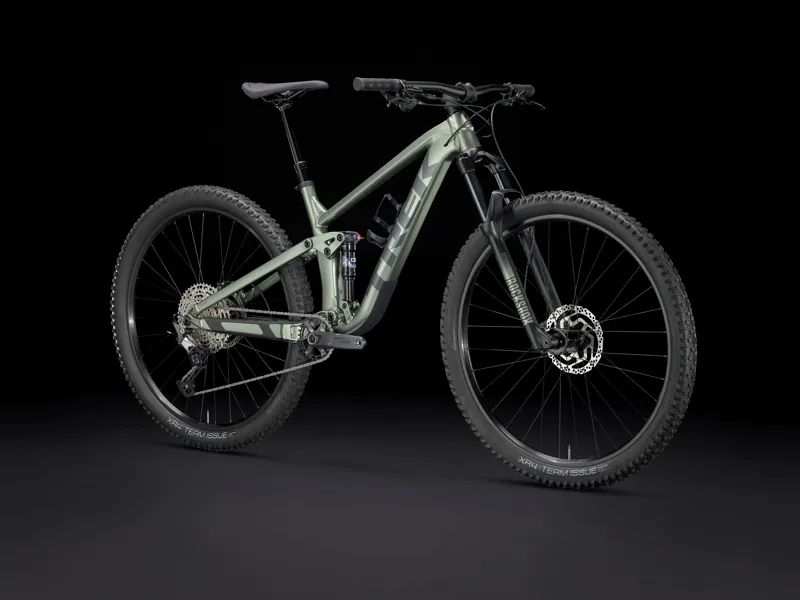 Trek Top Fuel 5 Deore Full Suspension Mountain Bike in Lichen Green-2