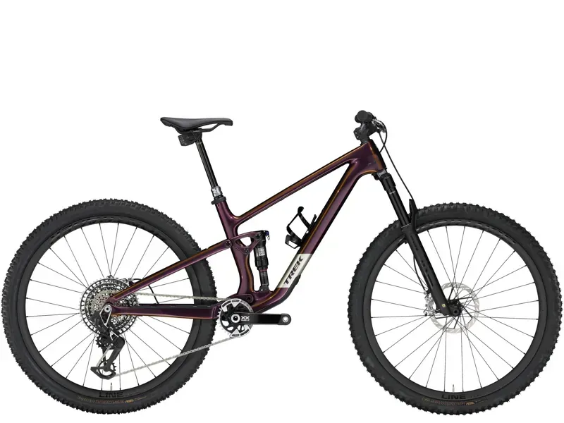 2025 Trek Top Fuel 9.9 XX AXS Gen 4 Mountain Bike In Axinite Flip