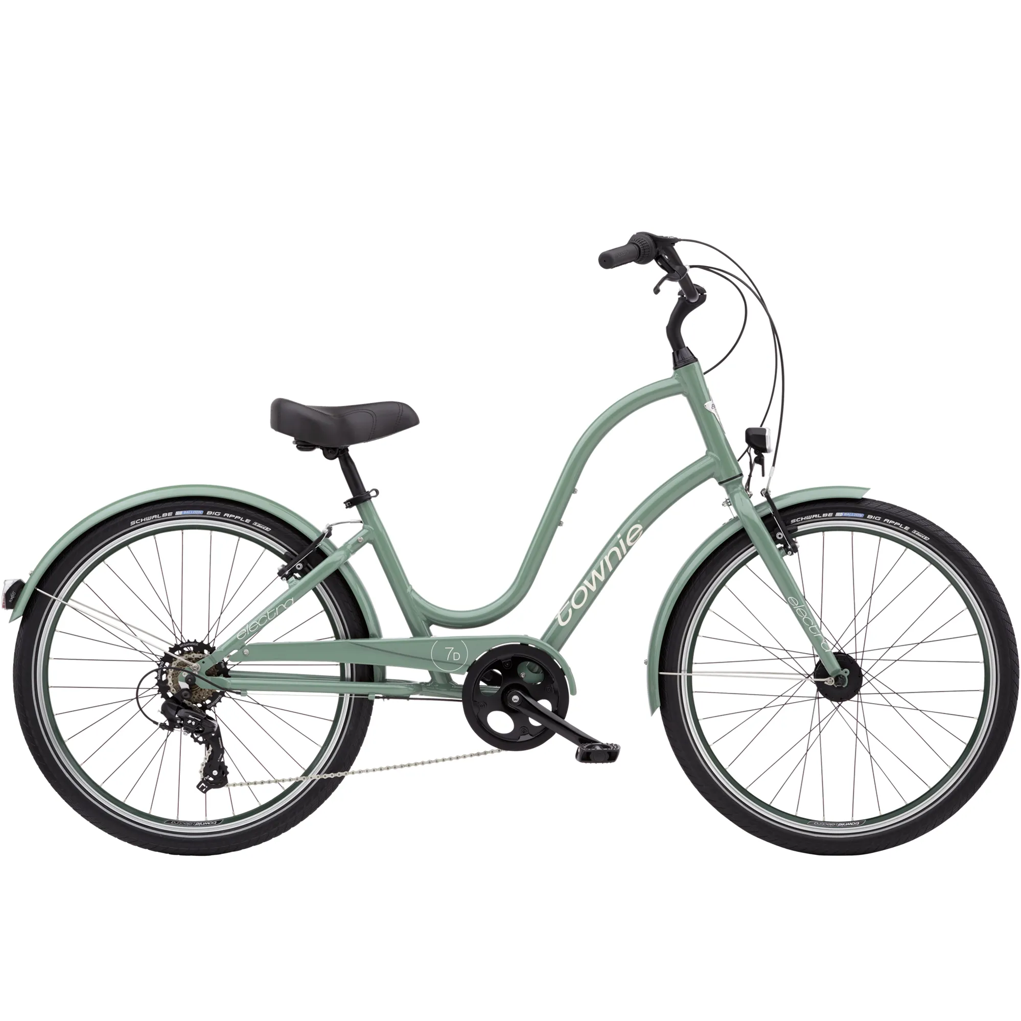 Electra Townie 7D EQ Womens Cruiser Bike in Green