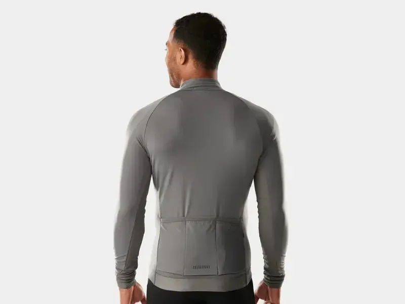 Trek Circuit Thermal Long Sleeve Cycling Jersey in Charcoal-1