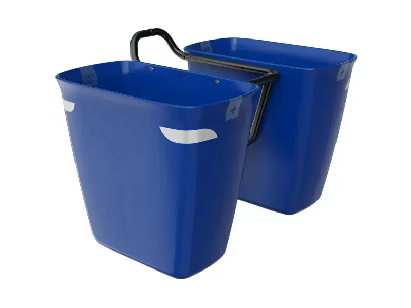 Trek Fetch+ 2 Front Pannier and Rack Kit in Navy