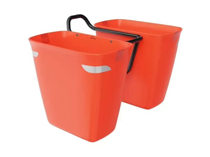 Trek Fetch+ 2 Front Pannier and Rack Kit in Viper Red