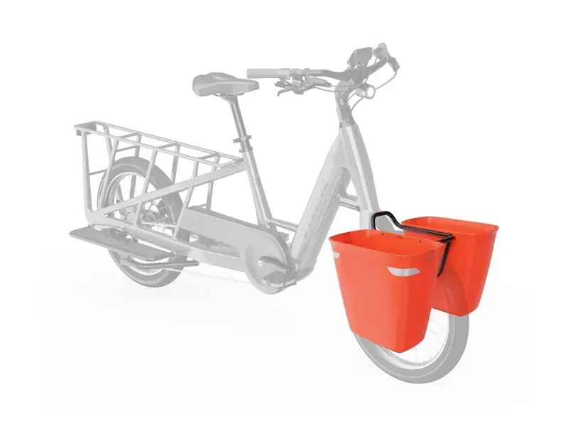 Trek Fetch+ 2 Front Pannier and Rack Kit in Viper Red-1