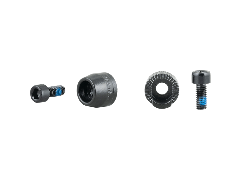 Trek Hyena Freehub Axle/Nut Washer Kit in Black