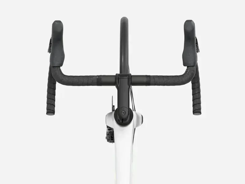 2026 Trek Madone SL 5 Gen 8 Road Bike in Gloss Crystal White/Matte Deep Smoke-2