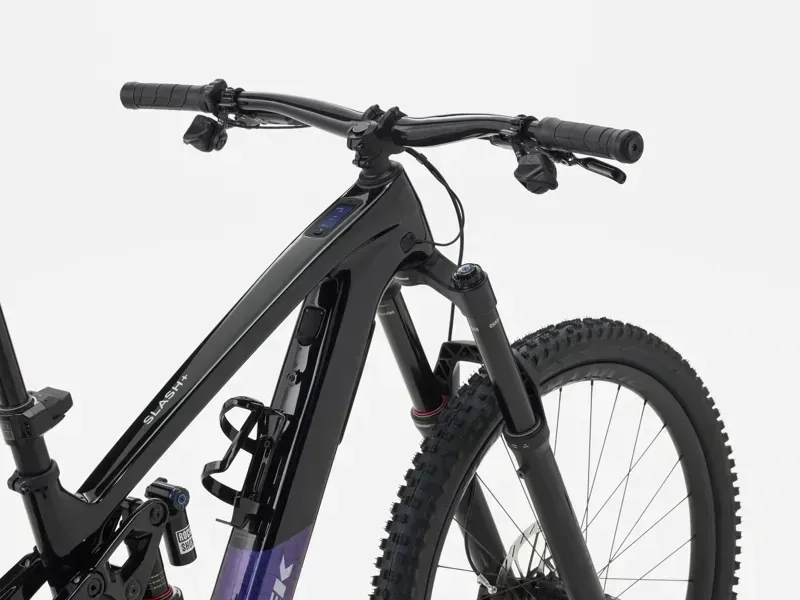Trek Slash+ 9.9 Mountain Bike in Dark Star/Purple Flip-2