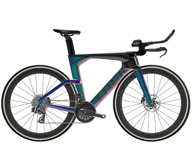 Trek Speed Concept SLR 7 AXS Road Bike in Emerald Iris/Trek Black