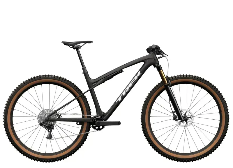 2026 Trek Supercaliber SL 9.6 Gen 2 XC MTB in Matte Carbon/Gloss Black Splatter