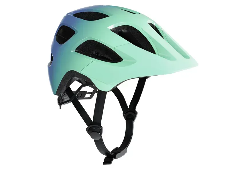 Trek Tyro Youth Helmet in Aloha Green/Ultra Violet