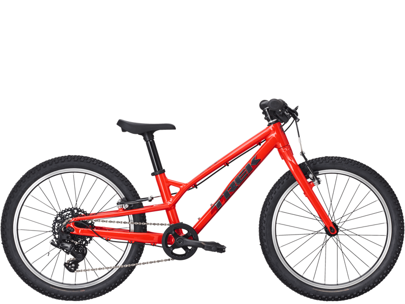 Trek Wahoo 20 Path Kids Bike in Radioactive Red