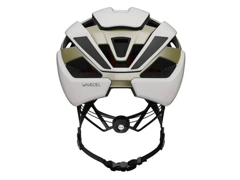 Trek Circuit WaveCel Road Bike Helmet in White Supernova Gold-2