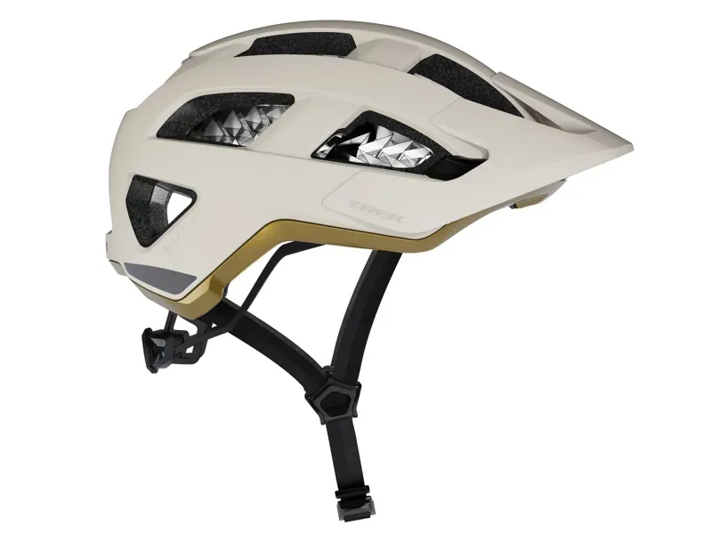 Trek Quantum WaveCel Mountain Bike Helmet in Era White Gold-4
