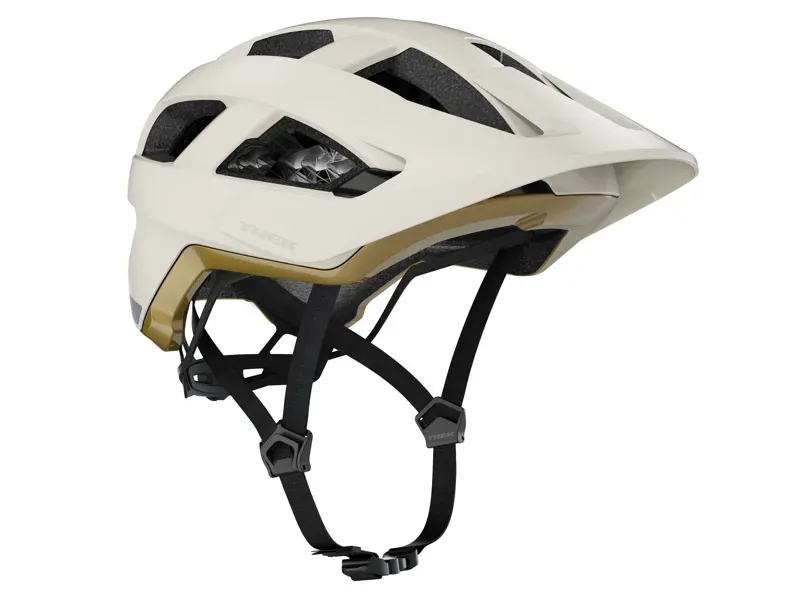 Trek Quantum WaveCel Mountain Bike Helmet in Era White Gold