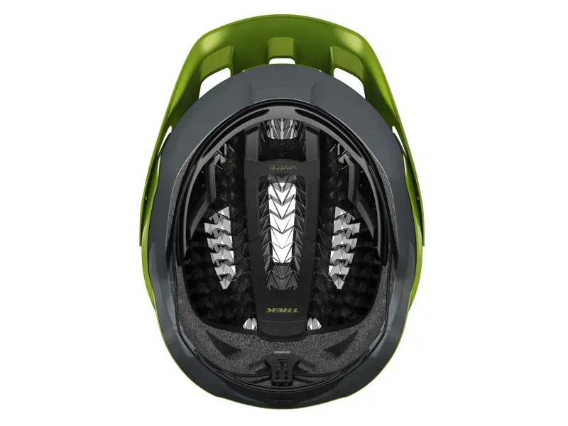 Trek Quantum WaveCel Mountain Bike Helmet in Power Surge Green-3