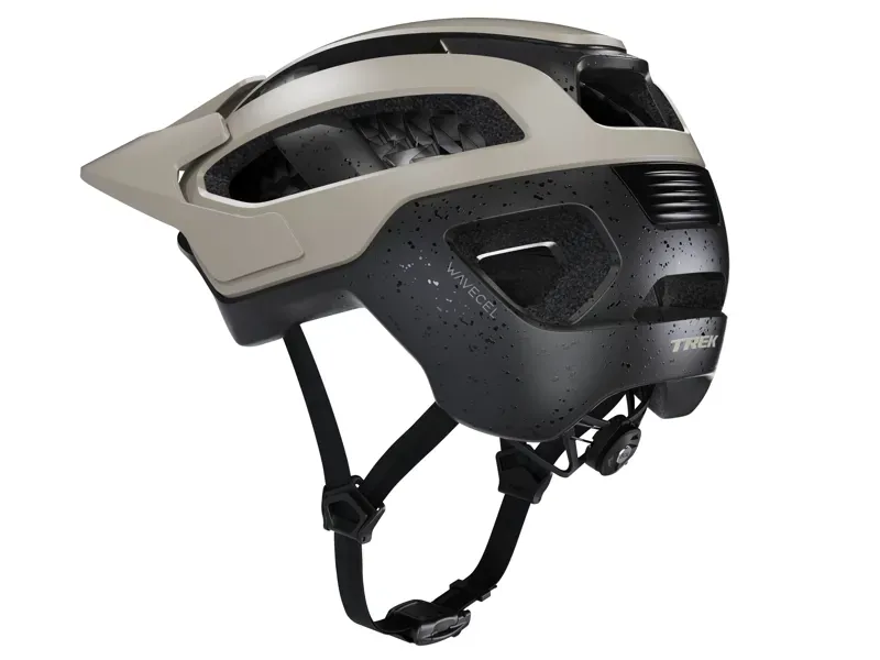 Trek Rally WaveCel Mountain Bike Helmet In Chinchilla/Black Matte-1