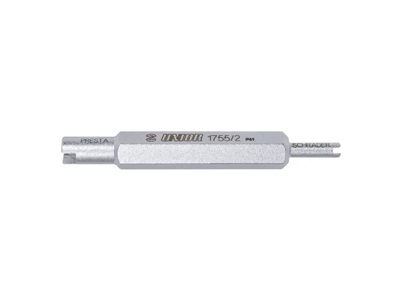 Unior Schrader/Presta Valve Core Remover Silver