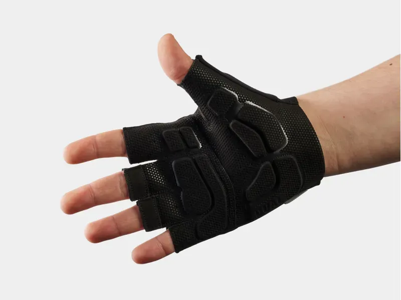 Trek Velocis Dual Foam Fingerless Gloves Mitts in Black-1