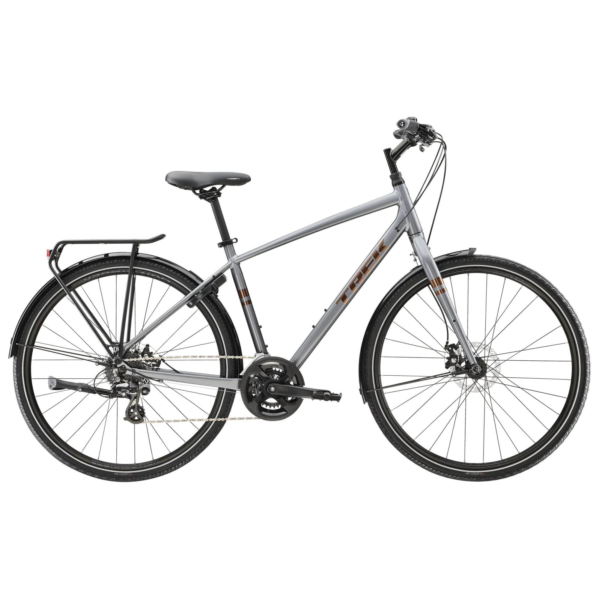 Trek Verve Eq Hybrid Bike in Galactic Grey1